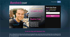Desktop Screenshot of barebackchat.com